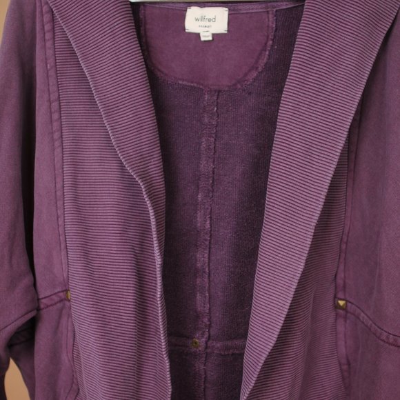 Aritzia Wilfred Diderot purple cardigan sweater - Picture 5 of 6